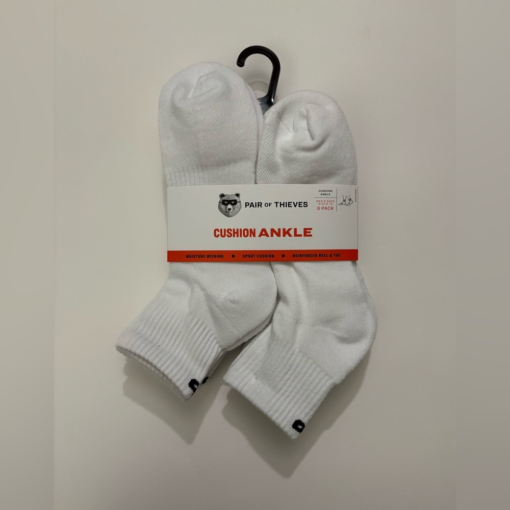 PAIR OF THIEVES 4-Way Stretch Cushioned Quarter Socks